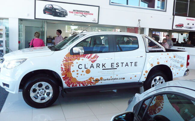 Clark Estate Vehicle graphics Picton Blenheim Marlborough